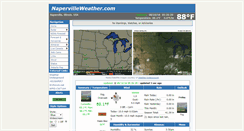 Desktop Screenshot of napervilleweather.com